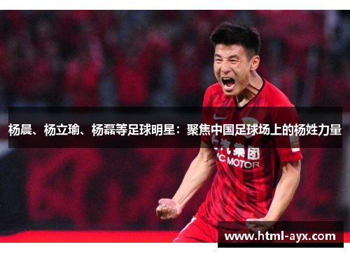 杨晨、杨立瑜、杨磊等足球明星：聚焦中国足球场上的杨姓力量